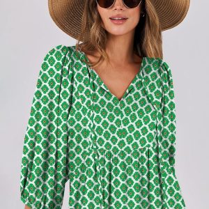 Womens Boho Maxi Dresses 2025 Summer V Neck Puff Sleeve Floral Flowy Swing Casual Long Dress